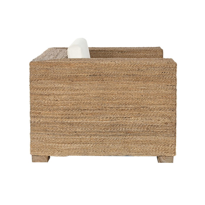 Chaise de jardin Home ESPRIT Blanc Naturel 117 x 92 x 65 cm