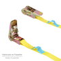 WOLFPACK LINEA PROFESIONAL Sangle d'arrimage avec cliquet 25 mm x 4 mètres