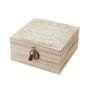 BigBuy Home Set de paniers Blanc Naturel Bois MDF 20 x 20 x 10 cm