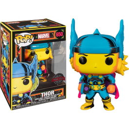 Funko Pop Marvel Black Light Thor Figurine Vinyle 9 cm Lumineuse dans l'Obscurité