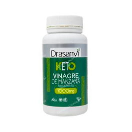 Drasanvi Vinagre de Manzana 35% 60 Capsules, Pour Régime Keto, Complément Alimentaire Vegan et Sans Gluten