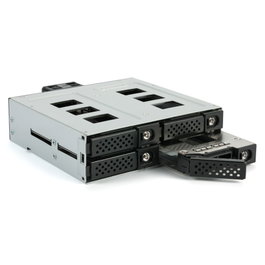 Fantec MR-SA1242-12G Backplane SAS/SATA pour 4x 2,5 pouces SSD/HDD Noir