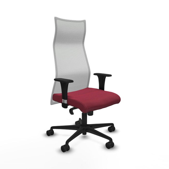 Piqueras y Crespo Chaise de Bureau Albacete Granate et Blanc Piqueras y Crespo Chaise de Bureau Albacete Granate et Blanc