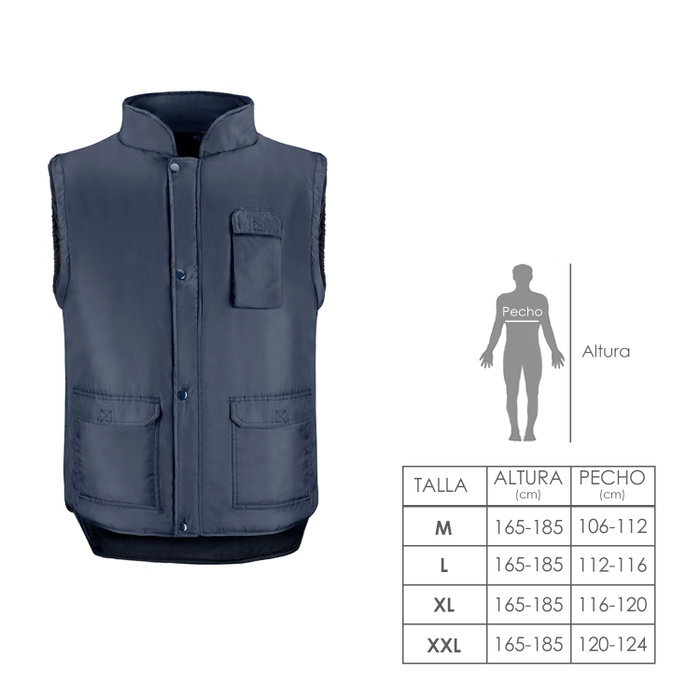 WOLFPACK LINEA PROFESIONAL Gilet multi-poches bleu XL