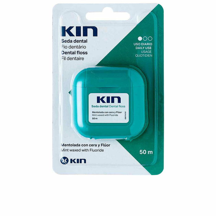 Kin Fil Dentaire avec Cire Mentholée 50 ml