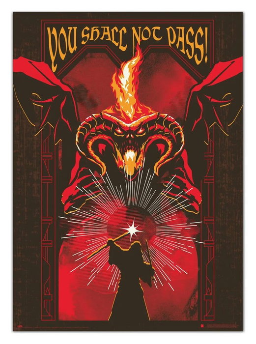 Grupo Erik affiche Le Seigneur des anneaux Luminescente Balrog 50 x 70 cm Grupo Erik affiche Le Seigneur des anneaux Luminescente Balrog 50 x 70 cm