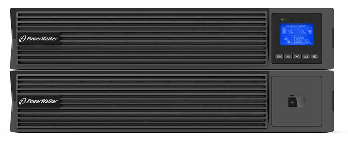 PowerWalker VFI 3000 ICT, Onduleur UPS Online 3000VA/3000W, Double Conversion, 8 Prises C13 + 1 C19, USB, RS-232, Écran LCD, IoT