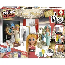 Educa Kit de Création de Mode Gala Night - 200 Tenues pour Poupée avec Mannequin - Jeu Créatif pour Enfants à partir de 6 Ans