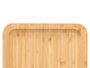 KINVARA Plateau rectangulaire en bambou Naturel 30,2x19,7cm