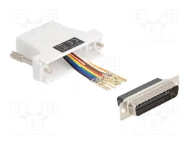 DELOCK Adaptateur D-Sub 25pin vers RJ45 blanc