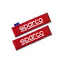 Sparco Almohadilla Spc Cinturon Rojo Cs6 Poliester SPC1209RD Jeu De 2 Almohadillas De Cinturon Design Sportif Avec Logo Sparco