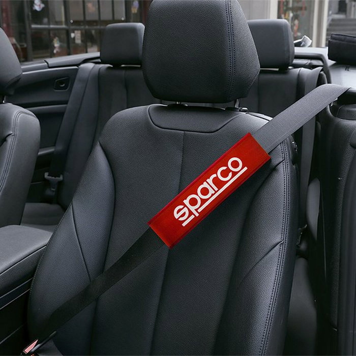Sparco Coussinets de ceinture de sécurité SPC Rouge