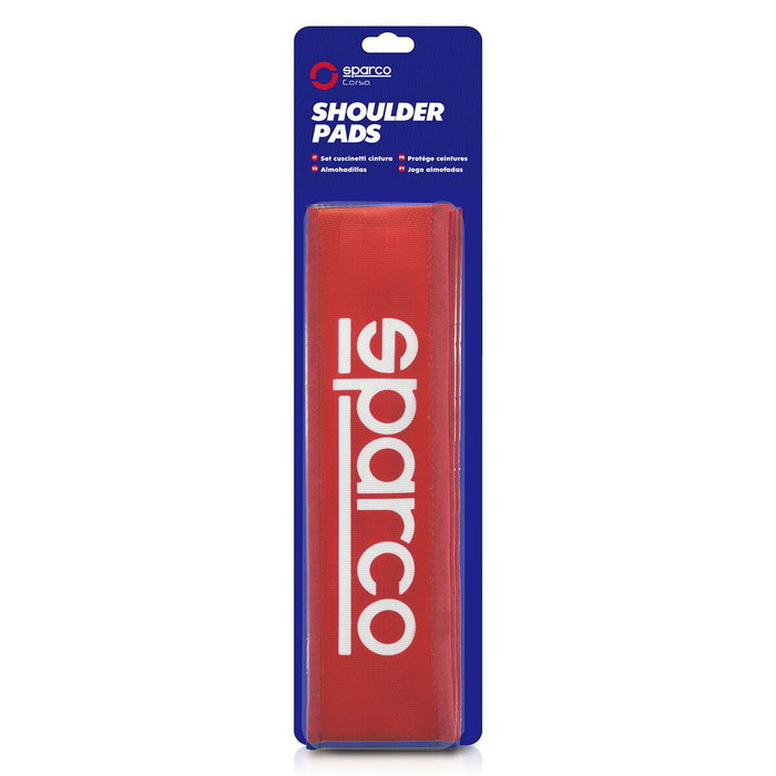Sparco Coussinets de ceinture de sécurité SPC Rouge