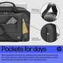 HP Renew Executive - Sacoche pour ordinateur portable 16" avec port USB-C, matériau recyclé, résistante à l'eau et compartiment verrouillable