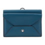 Montblanc MB131258 Porte-cartes en cuir turquoise