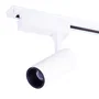 Lumiastra Spot LED pour rail monophasé 20W 1880Lm CRI85 2700K 40000h IP25 Blanc - Réf. LUM-ATB060012-W-WW
