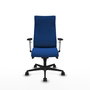 Piqueras Y Crespo Fauteuil Albacete en Similicuir Bleu avec mécanisme Sincro