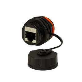 LOGON PROFESSIONAL Lot de 5 coupleurs de cloison RJ45 Cat.6A étanches IP68 TWPGLAND83