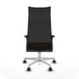 Piqueras y Crespo Chaise de Bureau Albacete XL Marron et Noir