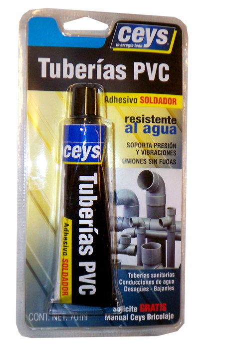 CEYS Adhésif pour tuyauteries PVC 70ml CEYS Adhésif pour tuyauteries PVC 70ml