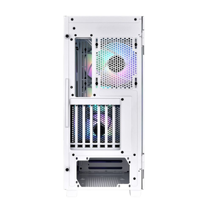 Thermaltake CA-1Y6-00M6WN-00 Boîtier PC S250 TG ARGB - Blanc avec panneau latéral en verre trempé