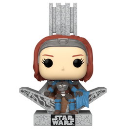 FUNKO Pop Deluxe Star Wars Mandalorian Bo-Katan Kryze sur son trône