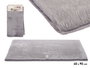 Giftdecor Tapis Poil Court Gris Foncé 60x90 cm Polyester (Set de 6)