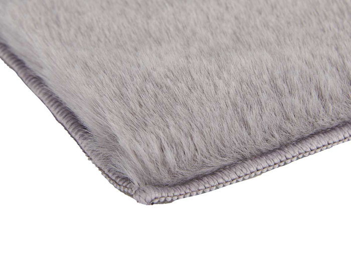Giftdecor Tapis Poil Court Gris Foncé 60x90 cm Polyester (Set de 6)