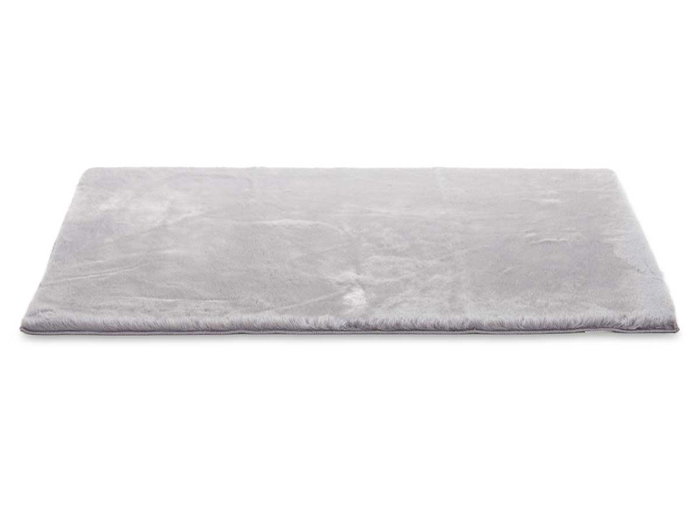 Giftdecor Tapis Poil Court Gris Foncé 60x90 cm Polyester (Set de 6)