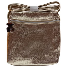 Tous Sac à épaule textile doré pour femme - Collection 15th Anniversary