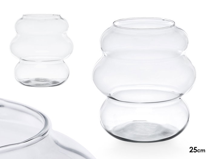 GIFTDECOR Vase en cristal Cloud 25cm GIFTDECOR Vase en cristal Cloud 25cm