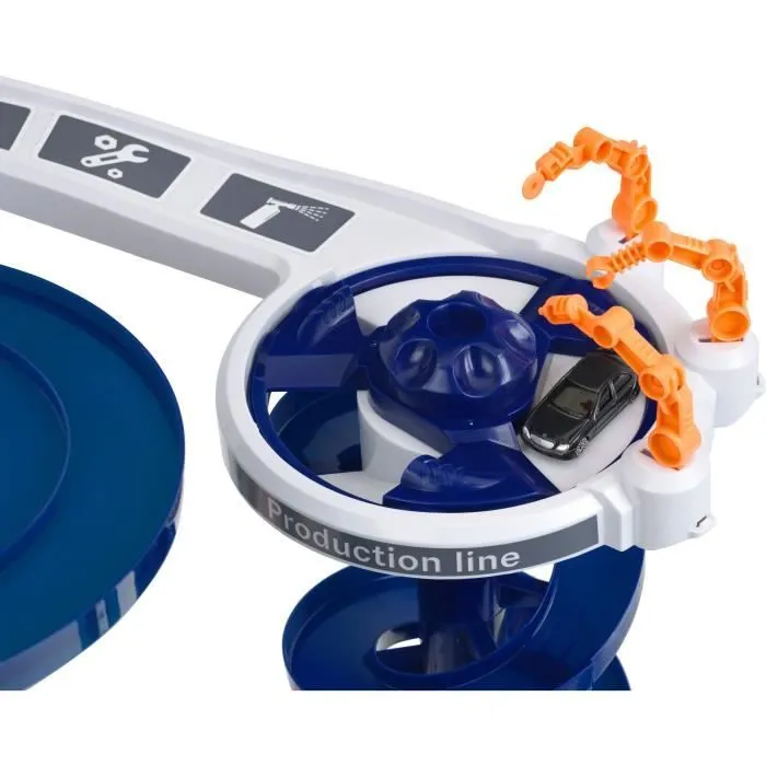 KLEIN 3809 Garage Mega Universe Mercedes-Benz - Ascenseur, Loop, Catapulte, Tunnel, 5 Voitures - Jouet Enfant 3 Ans