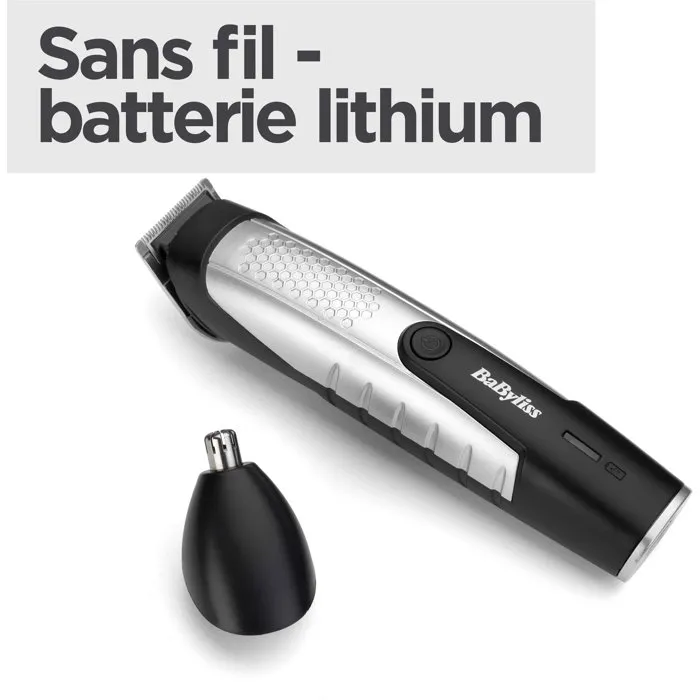 Babyliss P1358E Tondeuse Barbe Lithium Power Lame Acier Inoxydable Waterproof avec 14 Hauteurs de Coupe et Sabots Babyliss P1358E Tondeuse Barbe Lithium Power Lame Acier Inoxydable Waterproof avec 14 Hauteurs de Coupe et Sabots