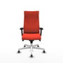 Piqueras Y Crespo Fauteuil Albacete, Mécanisme Synchrone, Orange Foncé