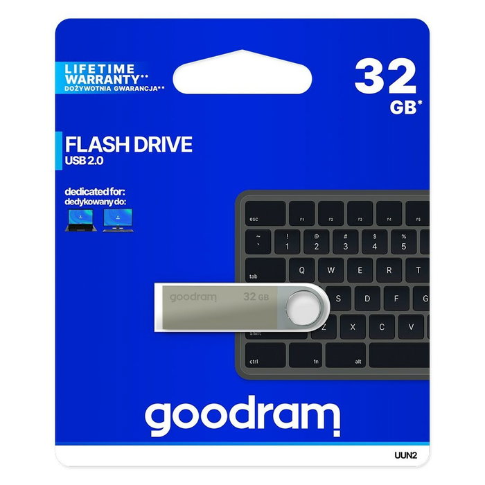 GOODRAM Clé USB 32GB USB A argent