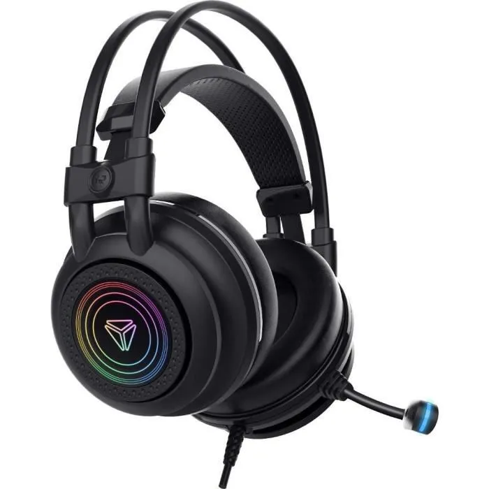 Casque Gamer YENKEE SHADOW YHP 3035 - Son Surround 7.1 - Micro Réglable - Confortable - Isolation Sonore Casque Gamer YENKEE SHADOW YHP 3035 - Son Surround 7.1 - Micro Réglable - Confortable - Isolation Sonore