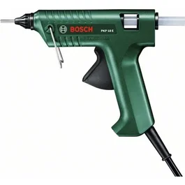 Bosch PKP 18 E Pistolet à colle électrique filaire, vert et noir, pour bois, carton, pierre, décoration et réparations