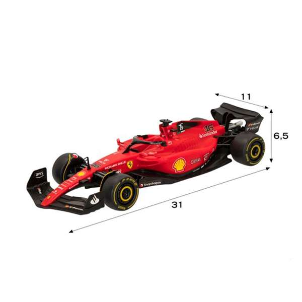 Woomax Voiture Télécommandée Ferrari F1 75 1:18