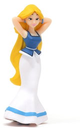 Plastoy Figurine Falbala mains dans les cheveux