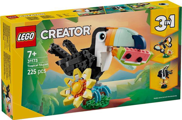 LEGO Creator 3-en-1 Fauna Salvaje : Tucán Tropical