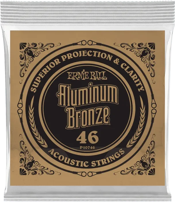 Ernieball Cuerda Acústica Aluminium Bronze .046 pour Guitare Acoustique - Jeu de Cordes Ernieball Cuerda Acústica Aluminium Bronze .046 pour Guitare Acoustique - Jeu de Cordes