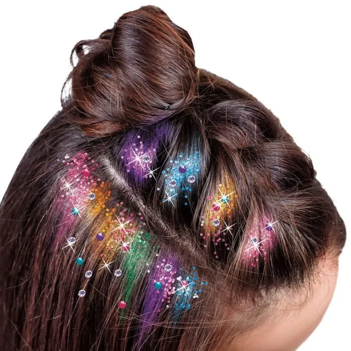 Lexibook Studio d'extensions de cheveux colorées - édition Deluxe