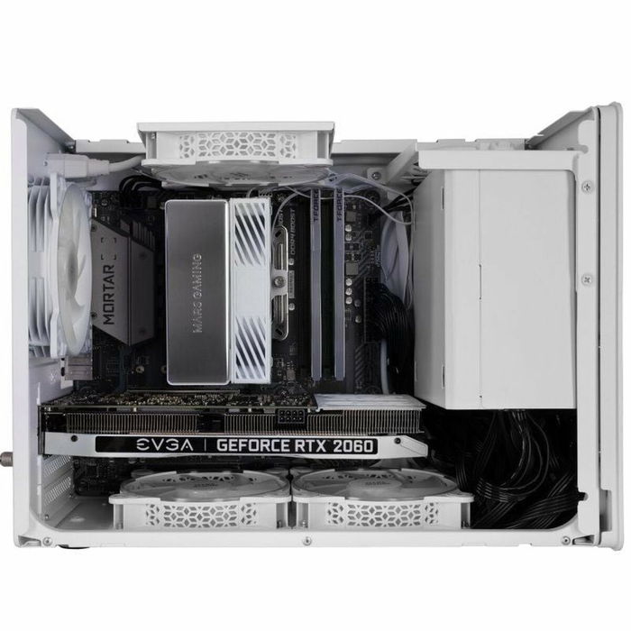 Boîtier mini-tour Micro ATX / ITX Mars Gaming MCXPROW Blanc