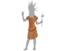 Atosa Déguisement Indienne Enfant - Marron, 10-12 ans