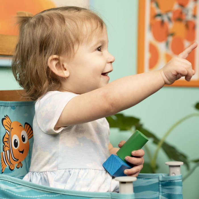 Disney Baby Nemo Rehausseur de chaise pliable et nomade