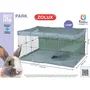 Zolux Enclos modulable Neo park pour petits animaux - Lapins - 140 x 105 x 70 cm - 1.84 m² - Parc avec panneaux, porte, échelle et tapis de sol gris clair