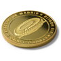 MOCILAB - Monnaie commémorative dorée de l'Atlético de Madrid avec relief - Pièce de collection dans capsule acrylique