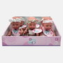 TACHAN - Poupée Bébé 26cm en Expositor avec 6 Modèles Surtis - Référence T00991 - Multi-langues (Anglais, Français, Allemand, Italien, Portugais, Espagnol)