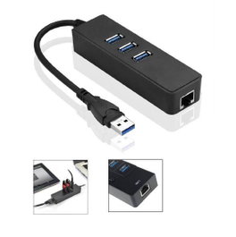 MicroConnect Hub USB 3.2 Gen 1 avec Ethernet Gigabit