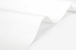Dailylike Tissu en coton biologique blanc 1,10m x 3m, épaisseur 20C